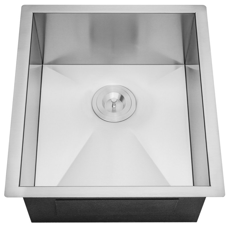 AKDY 19" x 20" Undermount Kitchen Sink with Dish Grid and Drain Strainer & Reviews Wayfair